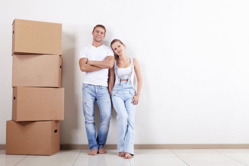 Commercial moving team planning an office relocation in Kingston upon Thames
