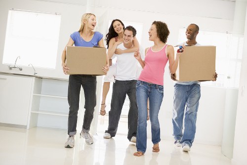 Movers planning a local house removal in Kingston upon Thames