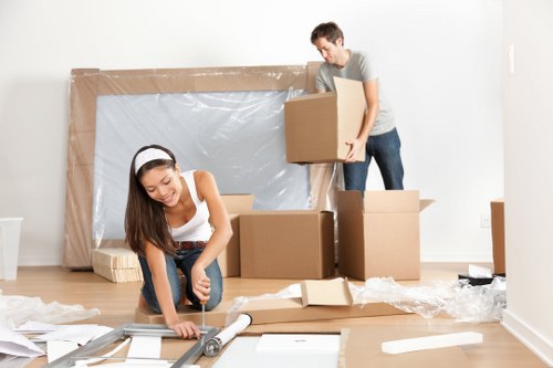 Local removals team helping with a Kingston upon Thames home move