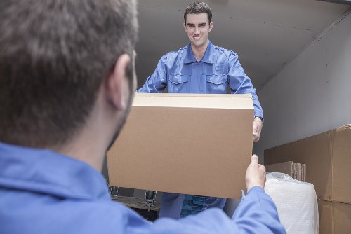 Office relocation planning in Kingston upon Thames with business equipment and furniture