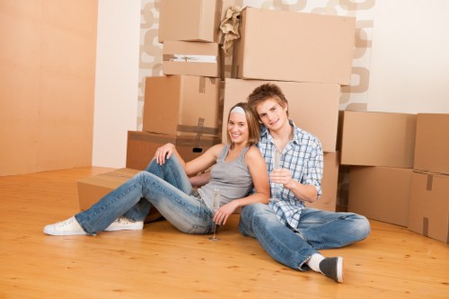 Removal van and moving team serving homes in Kingston upon Thames