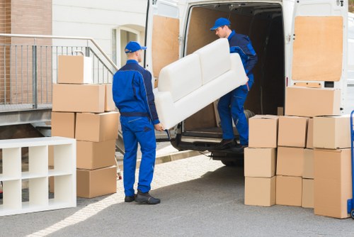 Household relocation with a removal van in Kingston upon Thames