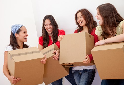 Protective packing and furniture handling for a local Kingston move