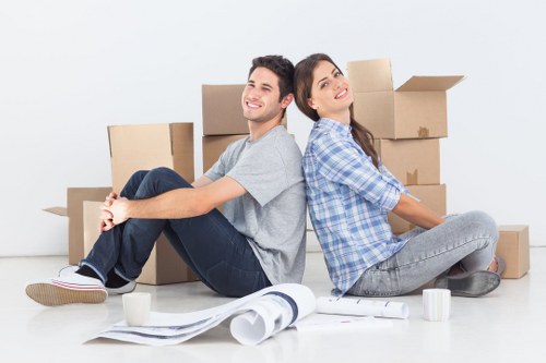 Residential removal support in a Kingston upon Thames street