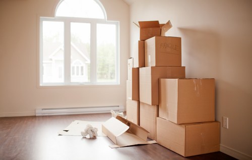 Van loading for a local move in Kingston upon Thames