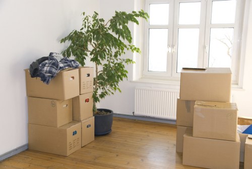 Packing and transport for office furniture and IT equipment during a Kingston upon Thames move