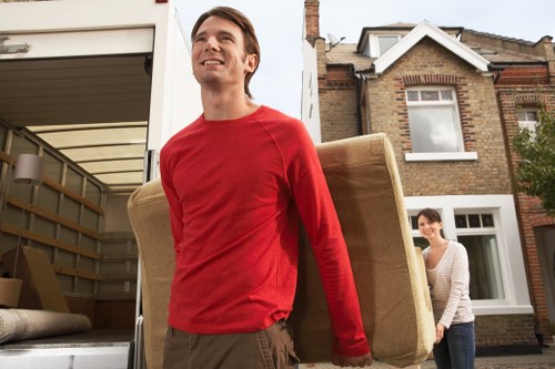 Local moving van service navigating Kingston upon Thames streets