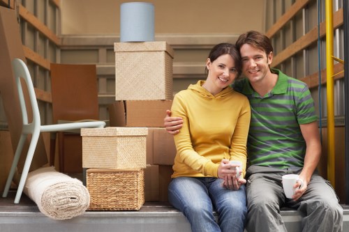 Local removals team handling a move in Kingstonuponthames with care