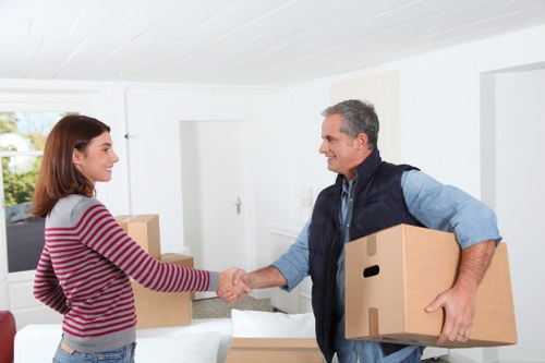 Movers loading household items during a Kingston upon Thames relocation
