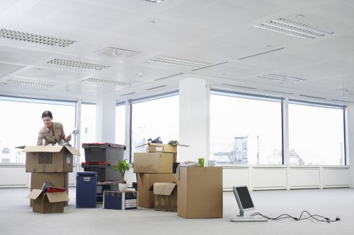 Staff training in safe lifting techniques for removals work