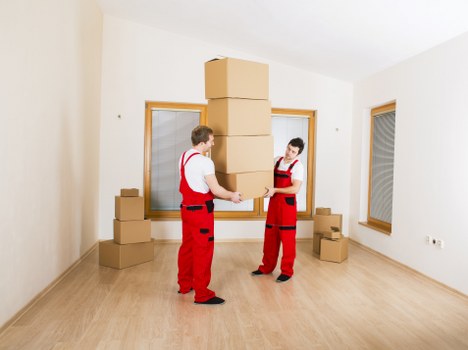 Loading a van for a small move in Kingston upon Thames